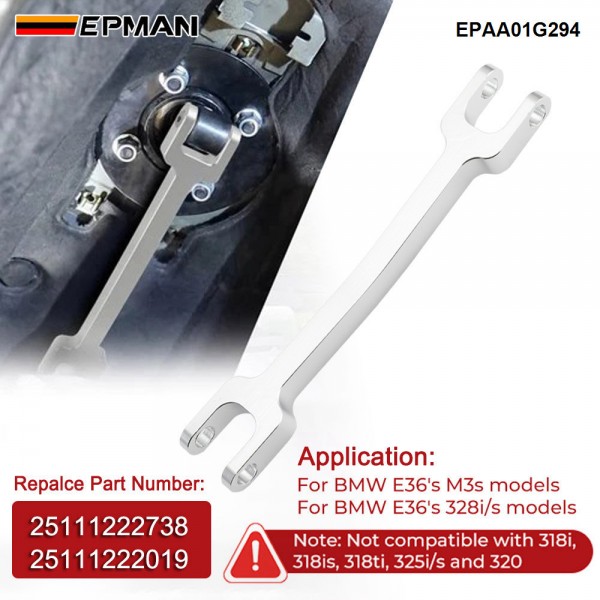 EPMAN DSSR Double Shear Selector Rod Billet Aluminum Car Accessories For BMW E36 M3 328i/s EPAA01G294