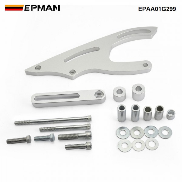 EPMAN Power Steering Bracket SBF V-Belt Small Block Billet Aluminum for Ford 289 302 351W Saginaw EPAA01G299 EPMAN Power Steering Bracket SBF V-Belt Small Block Billet Aluminum for Ford 289 302 351W Saginaw EPAA01G299