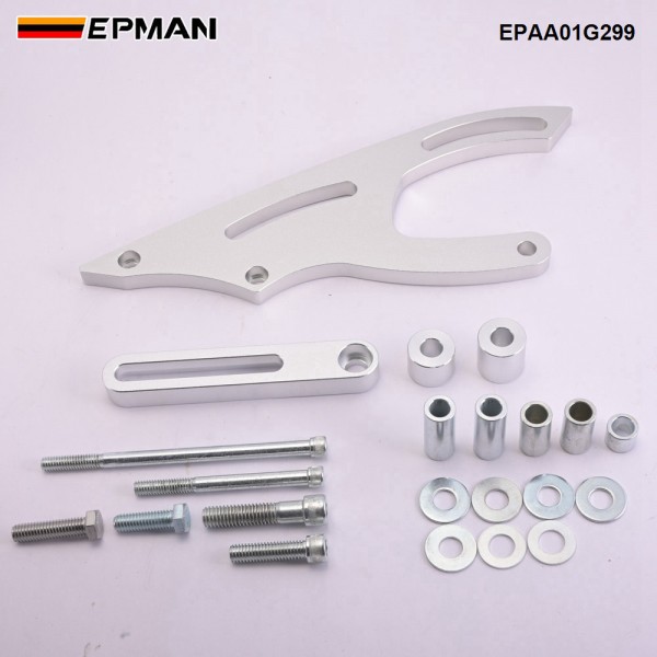 EPMAN Power Steering Bracket SBF V-Belt Small Block Billet Aluminum for Ford 289 302 351W Saginaw EPAA01G299 EPMAN Power Steering Bracket SBF V-Belt Small Block Billet Aluminum for Ford 289 302 351W Saginaw EPAA01G299