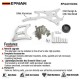 EPMAN LS Truck Factory Location Alternator & Power Steering Bracket Billet Aluminium For Chevrolet LQ4 LQ9 LY5 4.8L 5.3L 6.0L EPAA01G304