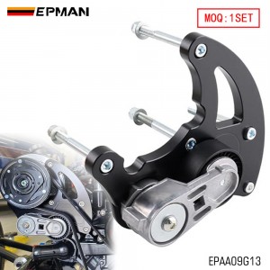 EPMAN LS Swap R4 AC Compressor High Mount Bracket Kit with Belt Tensioner for Chevrolet GMC SUV Truck Vortec Engines LS1 LS2 LS3 LS6 EPAA09G13