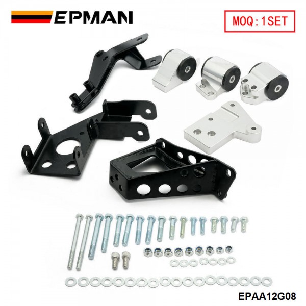 EPMAN Engine Mount Bracket For Honda Civic 92-95 EG/ for Integra 94-01 K20 K24 K-Swap EPAA12G08