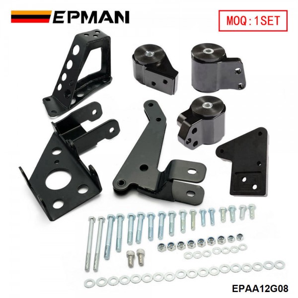 EPMAN Engine Mount Bracket For Honda Civic 92-95 EG/ for Integra 94-01 K20 K24 K-Swap EPAA12G08