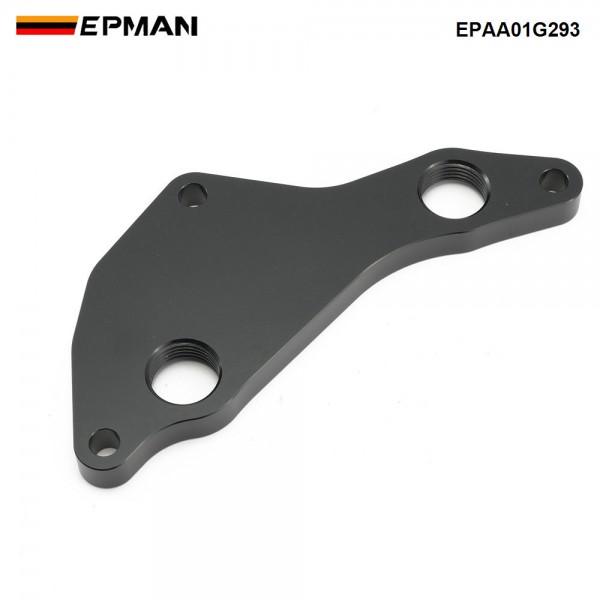EPMAN Billet Aluminum Oil Housing Block-Off Plate for BMW N54/N55 Engines E82 /E92 / E93 / E60 / E61 / F01 / F02 / Z4 EPAA01G293