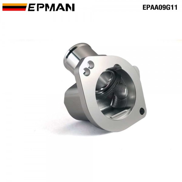 TANSKY CNC Billet Aluminum Thermostat Housing For Honda B & D Series with 1.25" AN16 Silicone Fitting EPAA09G11 TANSKY CNC Billet Aluminum Thermostat Housing For Honda B & D Series with 1.25" AN16 Silicone Fitting EPAA09G11