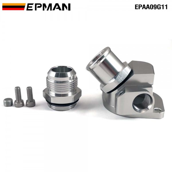 TANSKY CNC Billet Aluminum Thermostat Housing For Honda B & D Series with 1.25" AN16 Silicone Fitting EPAA09G11 TANSKY CNC Billet Aluminum Thermostat Housing For Honda B & D Series with 1.25" AN16 Silicone Fitting EPAA09G11