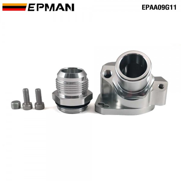 TANSKY CNC Billet Aluminum Thermostat Housing For Honda B & D Series with 1.25" AN16 Silicone Fitting EPAA09G11 TANSKY CNC Billet Aluminum Thermostat Housing For Honda B & D Series with 1.25" AN16 Silicone Fitting EPAA09G11