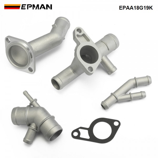 EPMAN Flange Engine Cooling Kit With Accessory Connection Connector Upgrade Kits 06A121132A For VW MK4 Golf Jetta GLI GTI TT EPAA18G19K