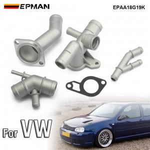 EPMAN Flange Engine Cooling Kit With Accessory Connection Connector Upgrade Kits 06A121132A For VW MK4 Golf Jetta GLI GTI TT EPAA18G19K