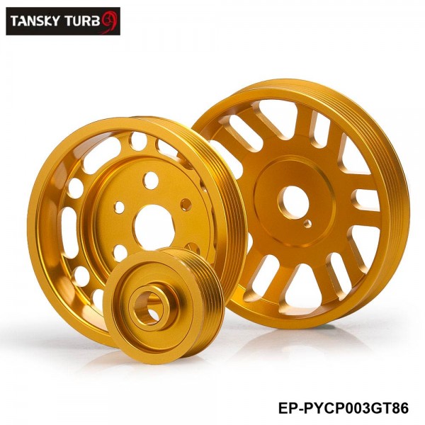 TANSKY Light Weight Crank Pulley Power Steering For Toyota GT86 Subaru BRZ Scion FRS EP-PYCP003GT86