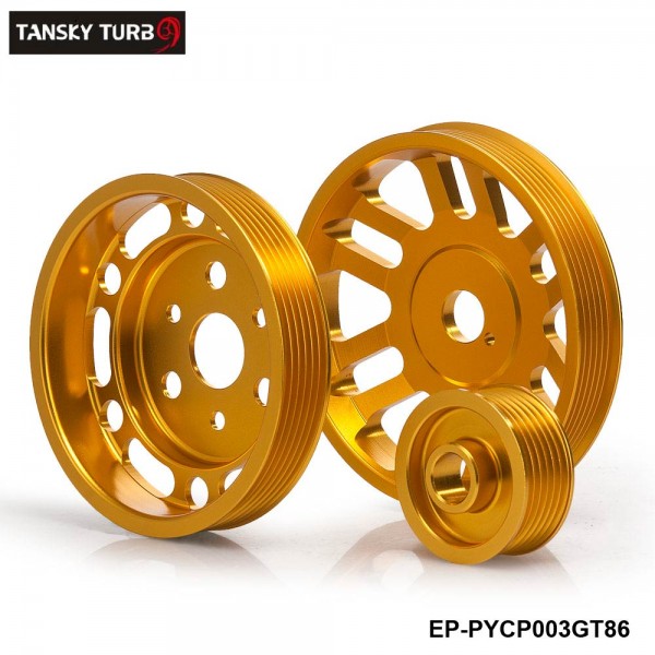 TANSKY Light Weight Crank Pulley Power Steering For Toyota GT86 Subaru BRZ Scion FRS EP-PYCP003GT86