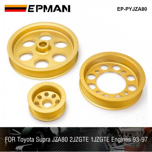 EPMAN Lightweight Crank Pulley For 93-97 Toyota Supra JZA80 2JZGTE Underdrive EP-PYJZA80 EPMAN Lightweight Crank Pulley For 93-97 Toyota Supra JZA80 2JZGTE Underdrive EP-PYJZA80