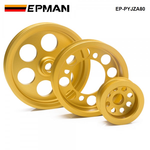 EPMAN Lightweight Crank Pulley For 93-97 Toyota Supra JZA80 2JZGTE Underdrive EP-PYJZA80