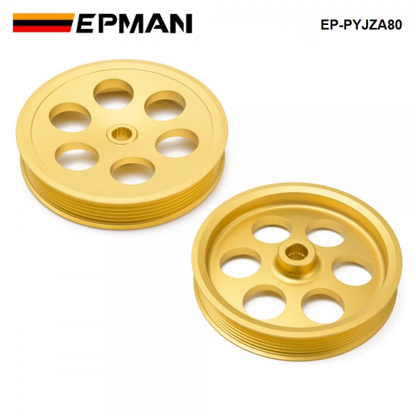 EPMAN Lightweight Crank Pulley For 93-97 Toyota Supra JZA80 2JZGTE Underdrive EP-PYJZA80 EPMAN Lightweight Crank Pulley For 93-97 Toyota Supra JZA80 2JZGTE Underdrive EP-PYJZA80
