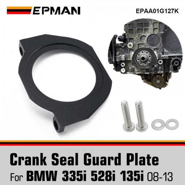 EPMAN Heavy Duty Serpentine Belt Crank Seal Guard for BMW 335i528i 135i N54 N55 S55 EPAA01G127K EPMAN Heavy Duty Serpentine Belt Crank Seal Guard for BMW 335i528i 135i N54 N55 S55 EPAA01G127K