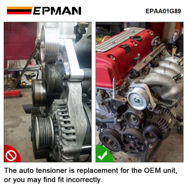 EPMAN K Series Swap Adjustable EP3 Idler Pulley Kit For Honda Civic Integra K24 Performance EPAA01G89