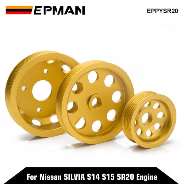 EPMAN Light-Weight Crank Pulley For Nissan Silvia S14 S15 SR20 Pulley EPPYSR20