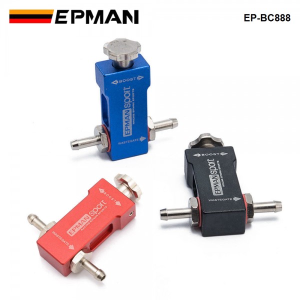 EPMAN - Universal Adjustable Manual Turbo Racing Boost Controller 1-30 PSI (Color: Black,Blue,Red) Boost Tee Type EP-BC888 EPMAN - Universal Adjustable Manual Turbo Racing Boost Controller 1-30 PSI (Color: Black,Blue,Red) Boost Tee Type EP-BC888
