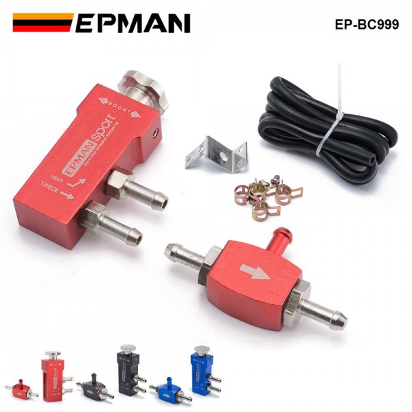 EPMAN Universal 1-30psi In Cabin Boost Control Valve-Fits Any Turbo Car MBC (Color:Black,Blue,Red) For VW Golf 5 EP-BC999