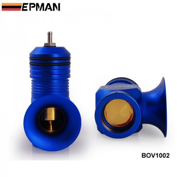 EPMAN Universal Billet Aluminum Type-H-RFL Blow off Valve black BOV Turbo/Intercooler EP-BOV1002