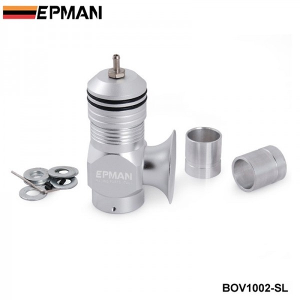 EPMAN Universal Billet Aluminum Type-H-RFL Blow off Valve black BOV Turbo/Intercooler EP-BOV1002