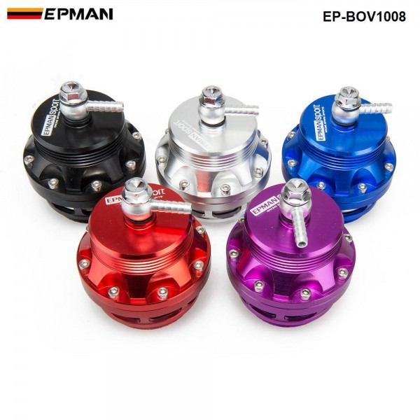 EPMAN Universal 50mm Racing Blow Off Valve BOV Turbo With Aluminium Flange For VW For Audi Blow Dump / Blow Off Adaptor EP-BOV1008