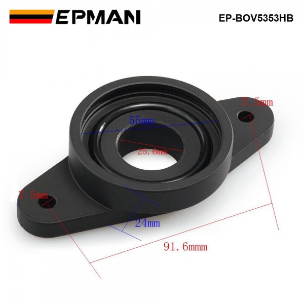 EPMAN BOV Flange Adapter Blow Off Valve For SSQV SQV Adapter For Subaru Impreza WRX 08-14 EP-BOV5353HB