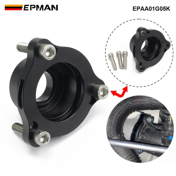 EPMAN Aluminum Turbo Diverter Blow Off Valve Adapter Spacer for VW Golf Mk7/Mk7.5 GTI for Audi A3/A4/TT EPAA01G05K