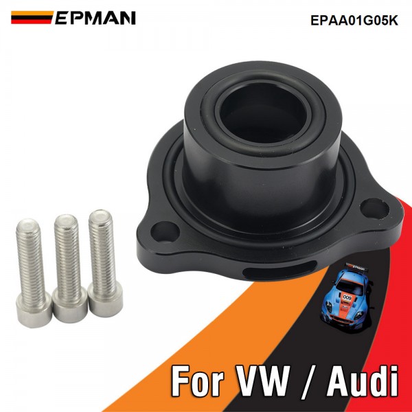 EPMAN Aluminum Turbo Diverter Blow Off Valve Adapter Spacer for VW Golf Mk7/Mk7.5 GTI for Audi A3/A4/TT EPAA01G05K