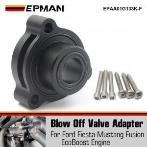 EPMAN Billet Aluminum BOV Blow Off Valve Adapter  For Ford Fiesta Mustang Fusion EcoBoost Engine EPAA01G133K-F