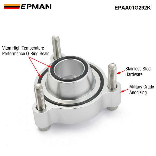 EPMAN Aluminum Turbo Blow Off Valve BOV Adaptor for BMW N20 & MINI Cooper 2.0T Turbo Engines EPAA01G292K