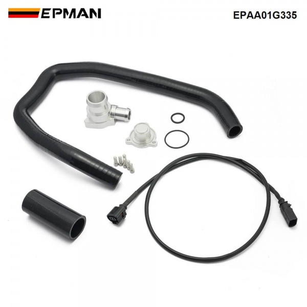 EPMAN Turbo Dump Blow Off Diverter Valve Kit for S3 Golf R 2.0 TFSI VAG Engines - Cold Air Bypass System EPAA01G335