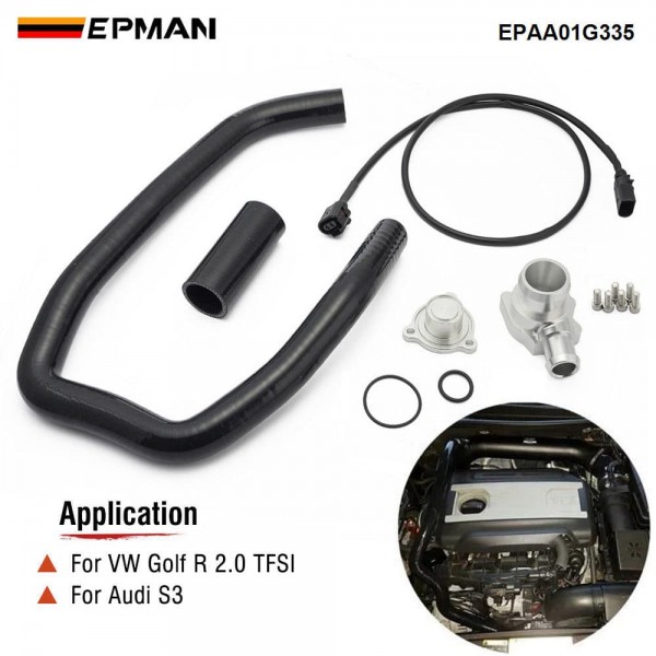 EPMAN Turbo Dump Blow Off Diverter Valve Kit for S3 Golf R 2.0 TFSI VAG Engines - Cold Air Bypass System EPAA01G335
