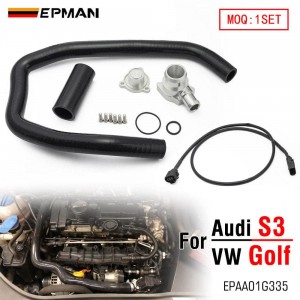 EPMAN Turbo Dump Blow Off Diverter Valve Kit for S3 Golf R 2.0 TFSI VAG Engines - Cold Air Bypass System EPAA01G335