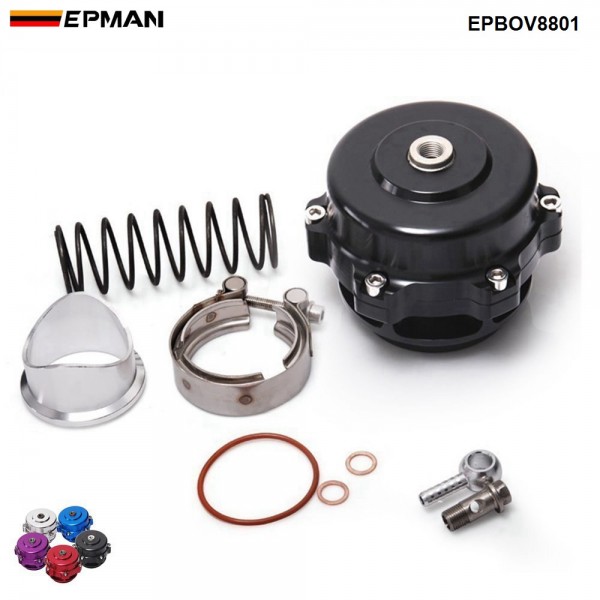No Logo 50mm Blow Off Valve BOV Authentic w/ Flange EPBOV8801 No Logo 50mm Blow Off Valve BOV Authentic w/ Flange EPBOV8801