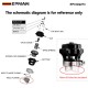 EPMAN Blow off Valve SS304 Flange Weld for EPMAN BOV50 Q QR Series 50mm BOV EPCGQ273