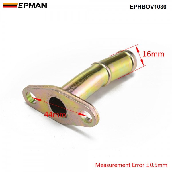 Epman Turbo Oil Return Pipe Kit M8 44mm for T2 T25 T28 TB02 TB25 TB28 K14 K16 Turbochargers EPHBOV1036