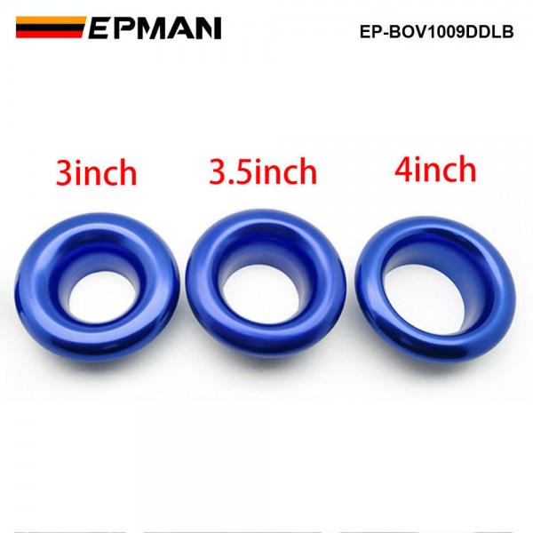 EPMAN 3" 3.5" 4" Short RAM / Cold Air Compressor / Intake Inlet Velocity Stack / Turbo Horn Kit EP-BOV1009DDLB EPMAN 3" 3.5" 4" Short RAM / Cold Air Compressor / Intake Inlet Velocity Stack / Turbo Horn Kit EP-BOV1009DDLB