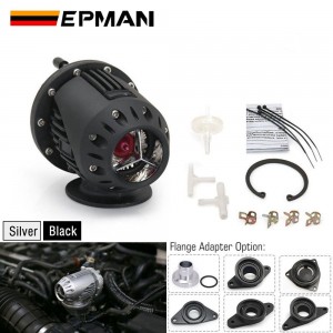 EPMAN SQV4 / Blow Off Valve / SQV4 /Turbo BOV (Black,Silver) TKSQV4 