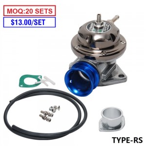 (MOQ : 20 SETS)  Universal Type-RS Turbo Blow off Valve Adjustable 25psi - Blue BOV TYPE-RS