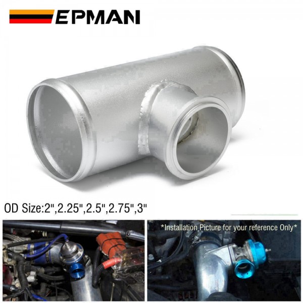 TANSKY 51mm 57mm 63mm 70mm 76mm Aluminium Blow Off Valve Adapter T Pipe For Tail 50mm BOV TK-03FP TANSKY 51mm 57mm 63mm 70mm 76mm Aluminium Blow Off Valve Adapter T Pipe For Tail 50mm BOV TK-03FP