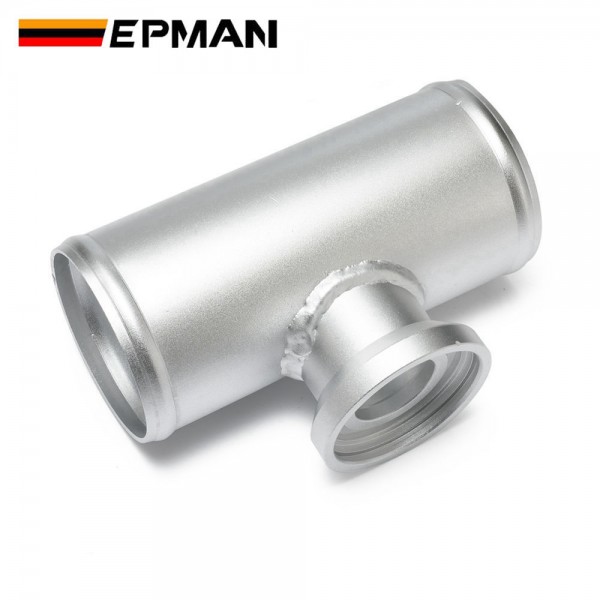 EPMAN 2" 2.25" 2.5" 2.75" 3" Aluminum Silver Frosted Turbo Blow Off Valve Flange 150mm Pipe Tube For HKS SQV 