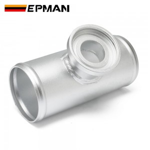 EPMAN 2" 2.25" 2.5" 2.75" 3" Aluminum Silver Frosted Turbo Blow Off Valve Flange 150mm Pipe Tube For HKS SQV 