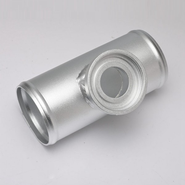 TANSKY 2" 2.25" 2.5" 2.75" 3" Aluminum Silver Frosted Turbo Blow Off Valve Flange 150mm Pipe Tube For HKS SQV TK-BOV01FP