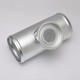 EPMAN 2" 2.25" 2.5" 2.75" 3" Aluminum Silver Frosted Turbo Blow Off Valve Flange 150mm Pipe Tube For HKS SQV 