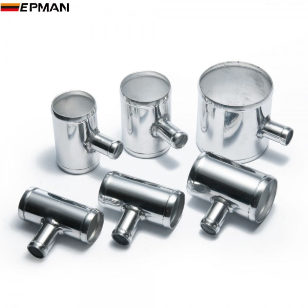 TANSKY Blow Off Valve Adapter Aluminum T-Pipe Shape Tube Spout 25mm Pipe OD 25/ 32/ 38/ 45/ 51/ 57/ 60/ 63/ 70/ 76/ 80/ 89/ 102mm
