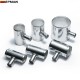 TANSKY Blow Off Valve Adapter Aluminum T-Pipe Shape Tube Spout 25mm Pipe OD 25/ 32/ 38/ 45/ 51/ 57/ 60/ 63/ 70/ 76/ 80/ 89/ 102mm
