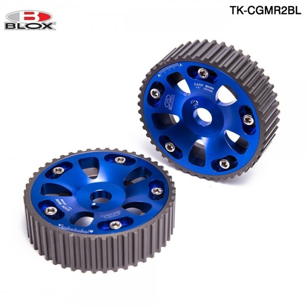 2PCS BLOX Adjustable Aluminium Camshaft Cam Gear For Toyota Celica/MR2/3S-GTE TK-CGMR2BL