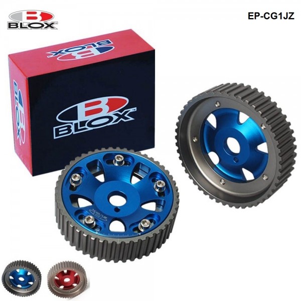 Tansky 1 Pair/Set For TOYOTA Supra 1JZ 2JZ, TE Cam Gears (Red,Blue) TK-CG1JZ