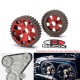 1 pair/unit Adjustable Cam Gears Alloy Timing Gear FOR DOHC B16A B16B for HONDA CIVIC (BLUE,RED) TK-CGB16